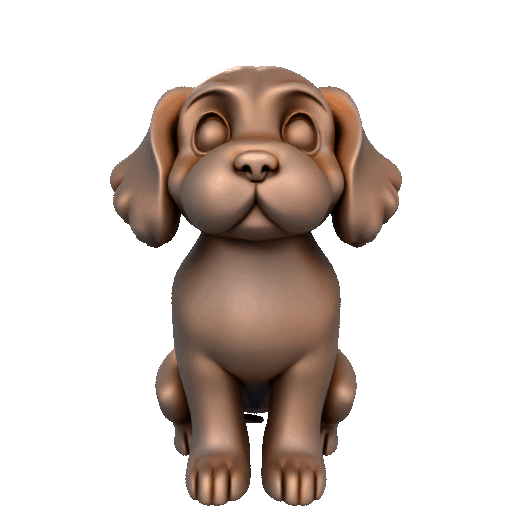 Cavalier King Charles Spaniel Figurine – 3D Printable Dog Model