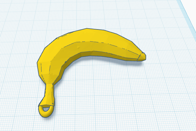 banana keychain