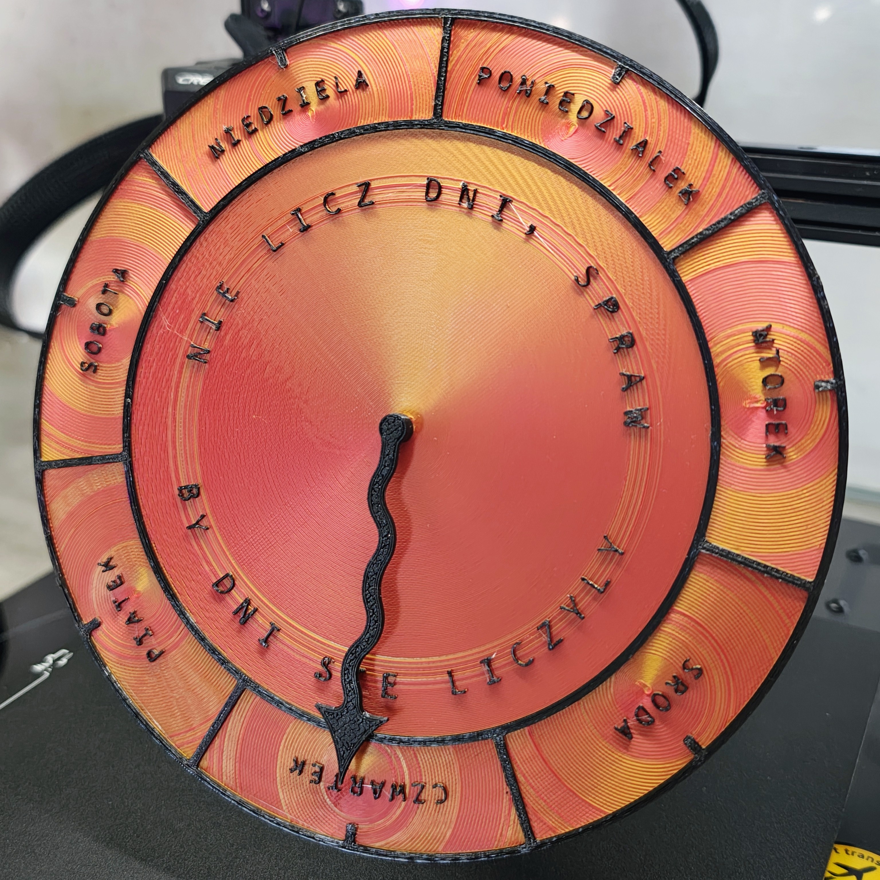 Weekday Clock PL