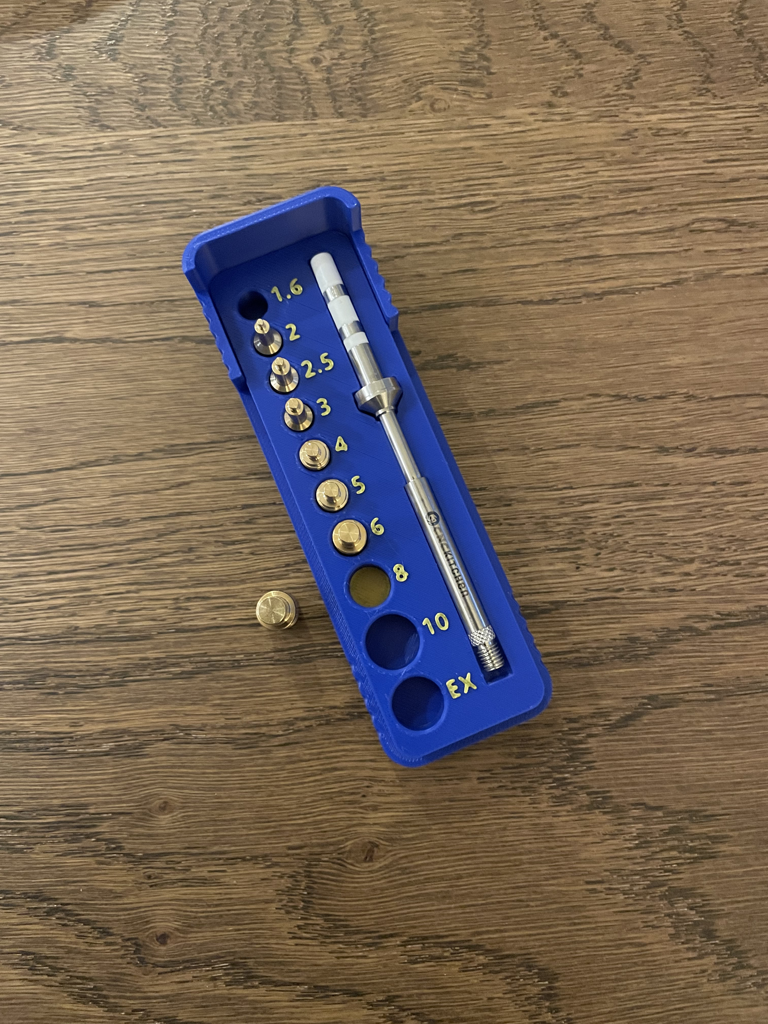 CNC Kitchen Heat Set Insert Holder with Gridfinity Base