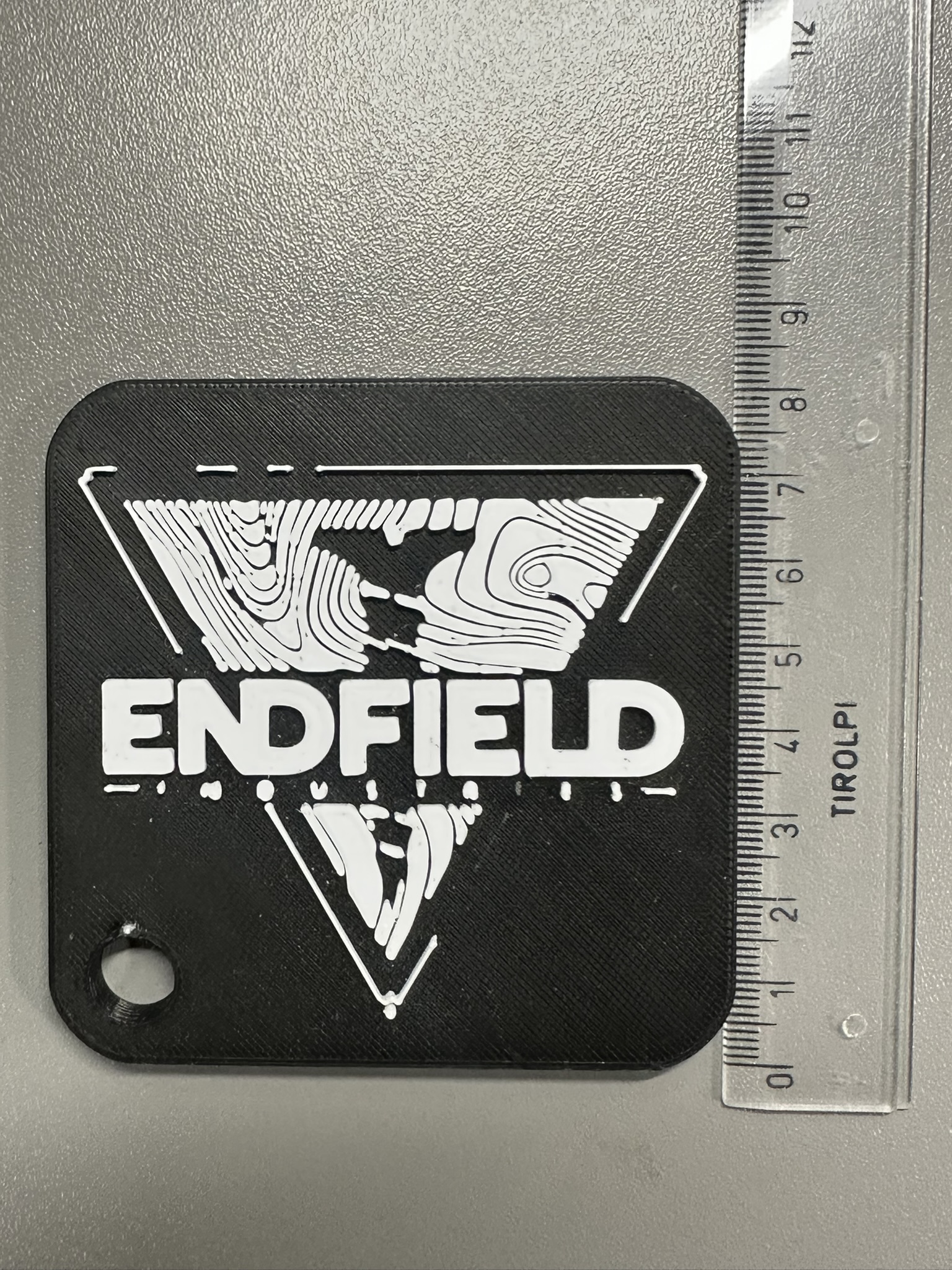 Endfield Industries Logo Keychain