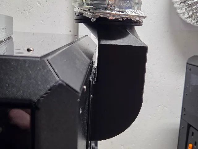 Prusa Core One L + Exhaust Vent (Customizable Diameter)