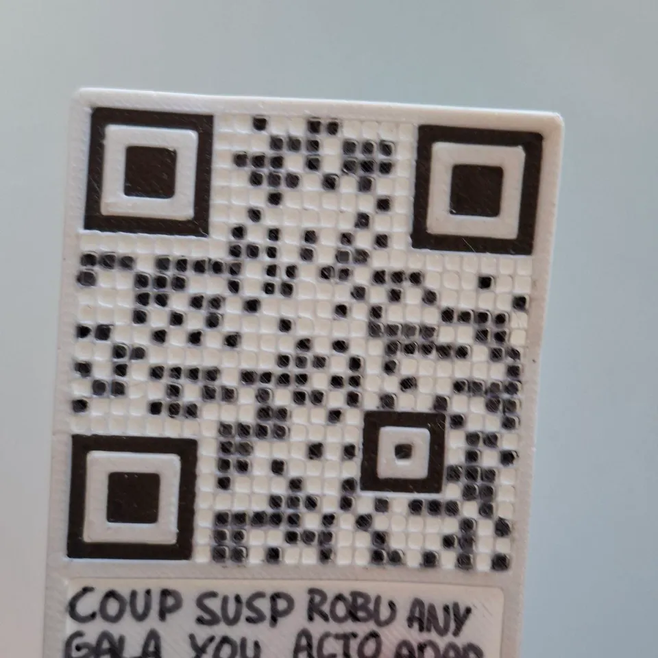 SeedQR Blank 25x25 QR Code (Credit Card Size) by 🌠🌌 | Download