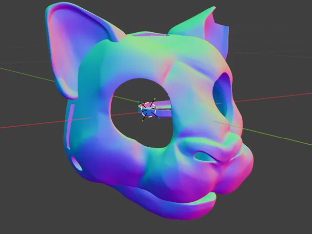 big/small cat tpu fursuit headbase inevitablegoose