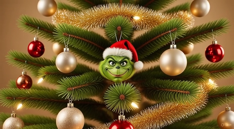 Grinch Christmas Ornament