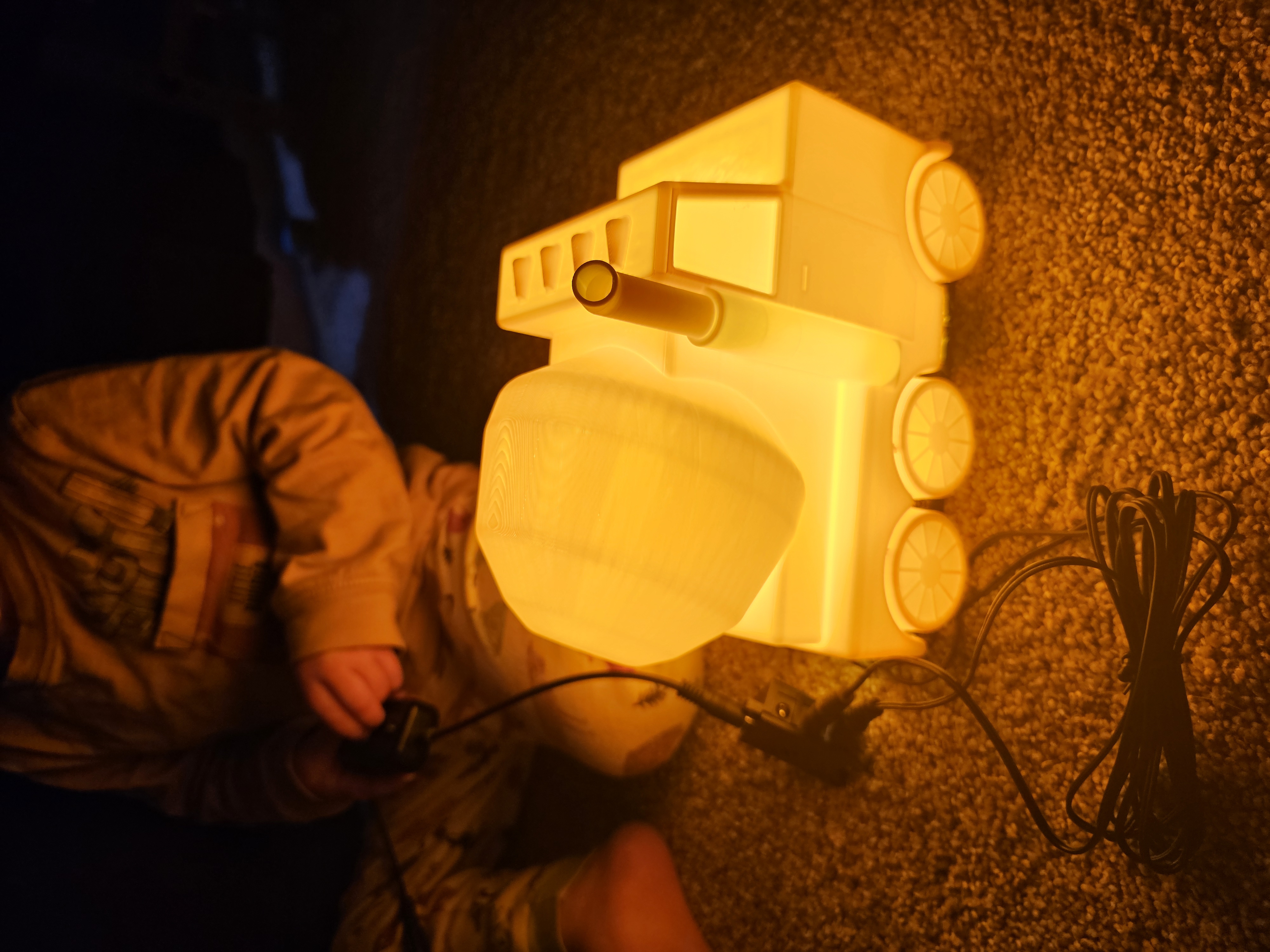 Concrete Truck Children's Lamp