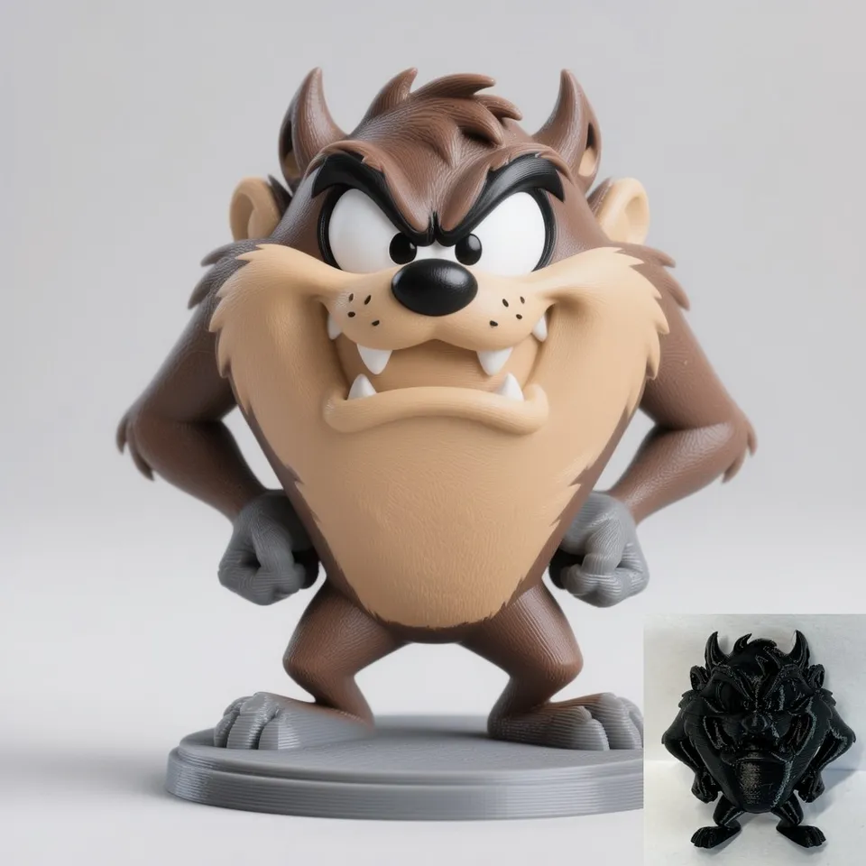 Taz (Tasmanian Devil) by Ninomalbinho | Download free STL model