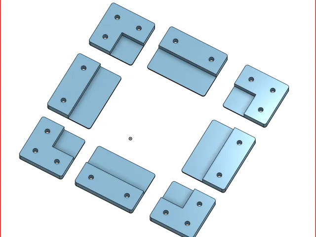 Brackets for 4mm Plexiglas
