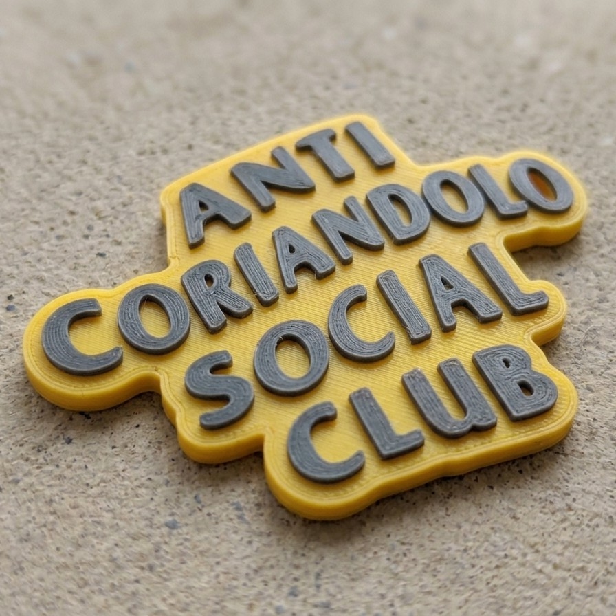 Anti Coriandolo Social Club keychain