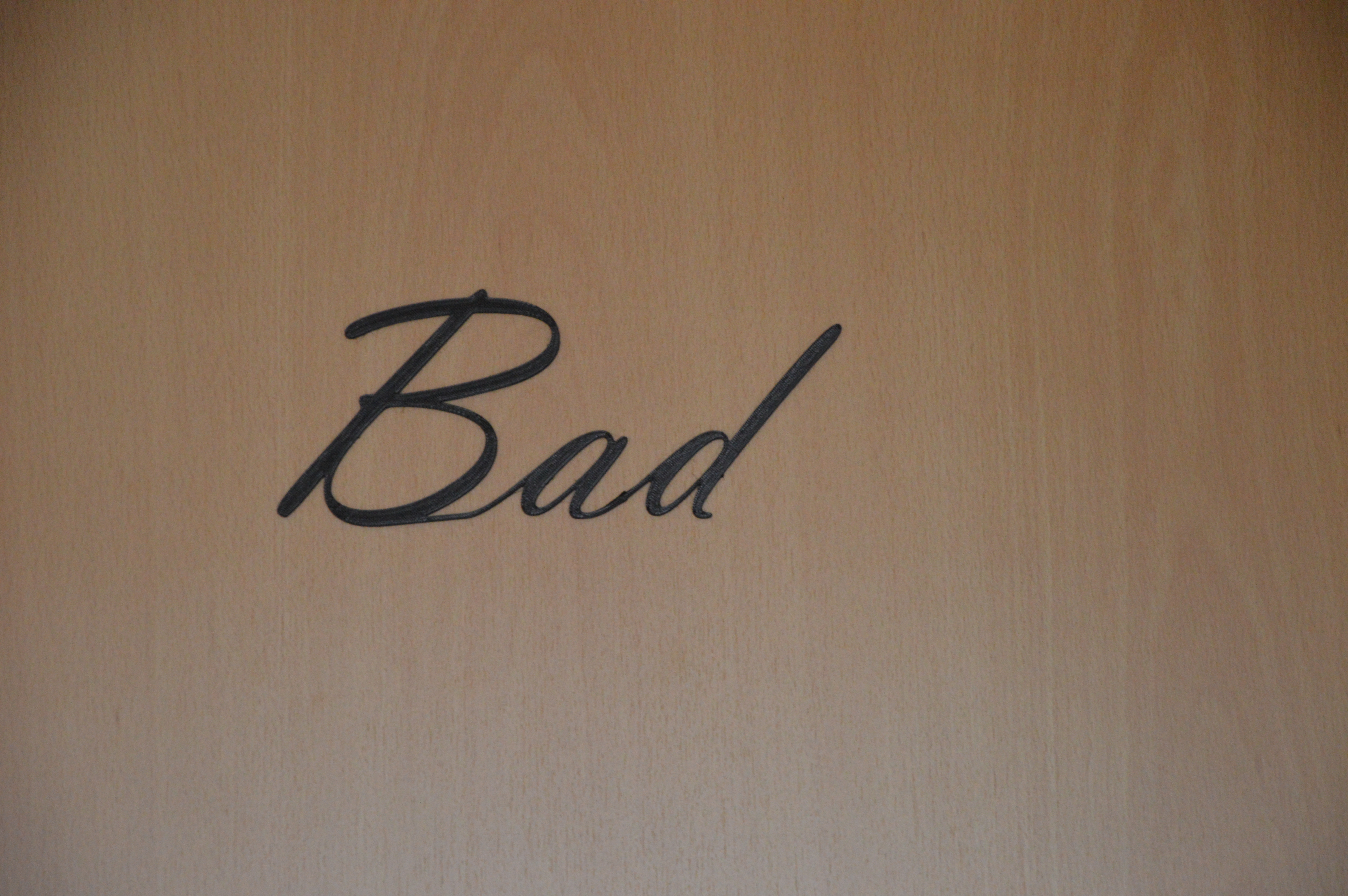 Türschild Bad