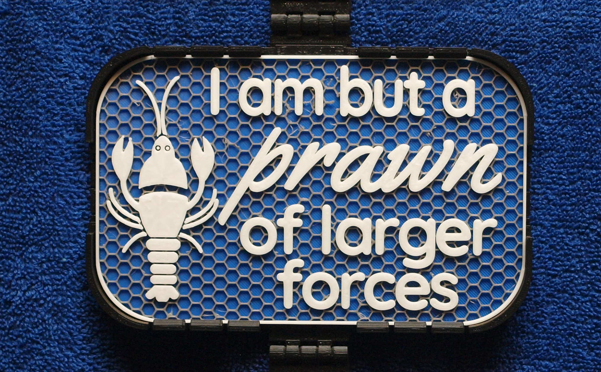 Prawn of Larger Forces sign