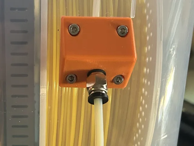 PTFE tube feedthrough bulkhead fitting