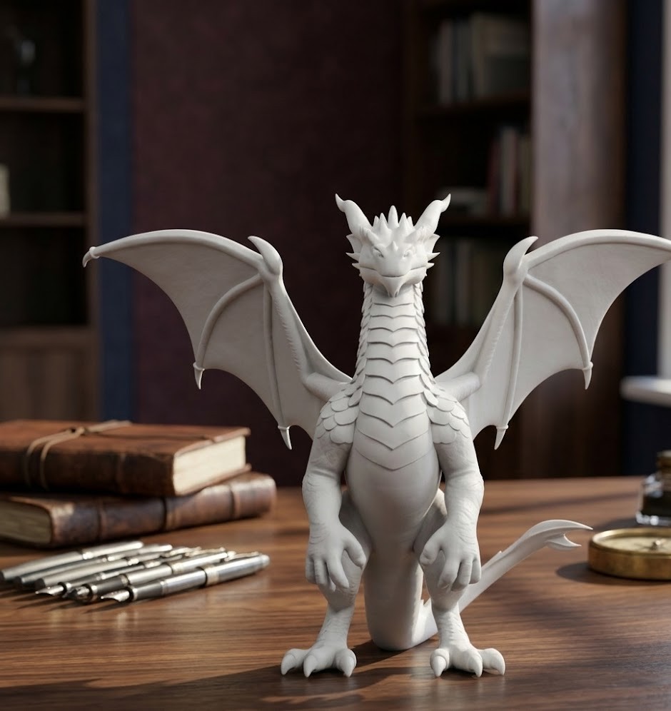 bipedal winged dragon