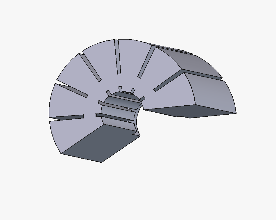 Mask (gobo) for LED lamp 3D model