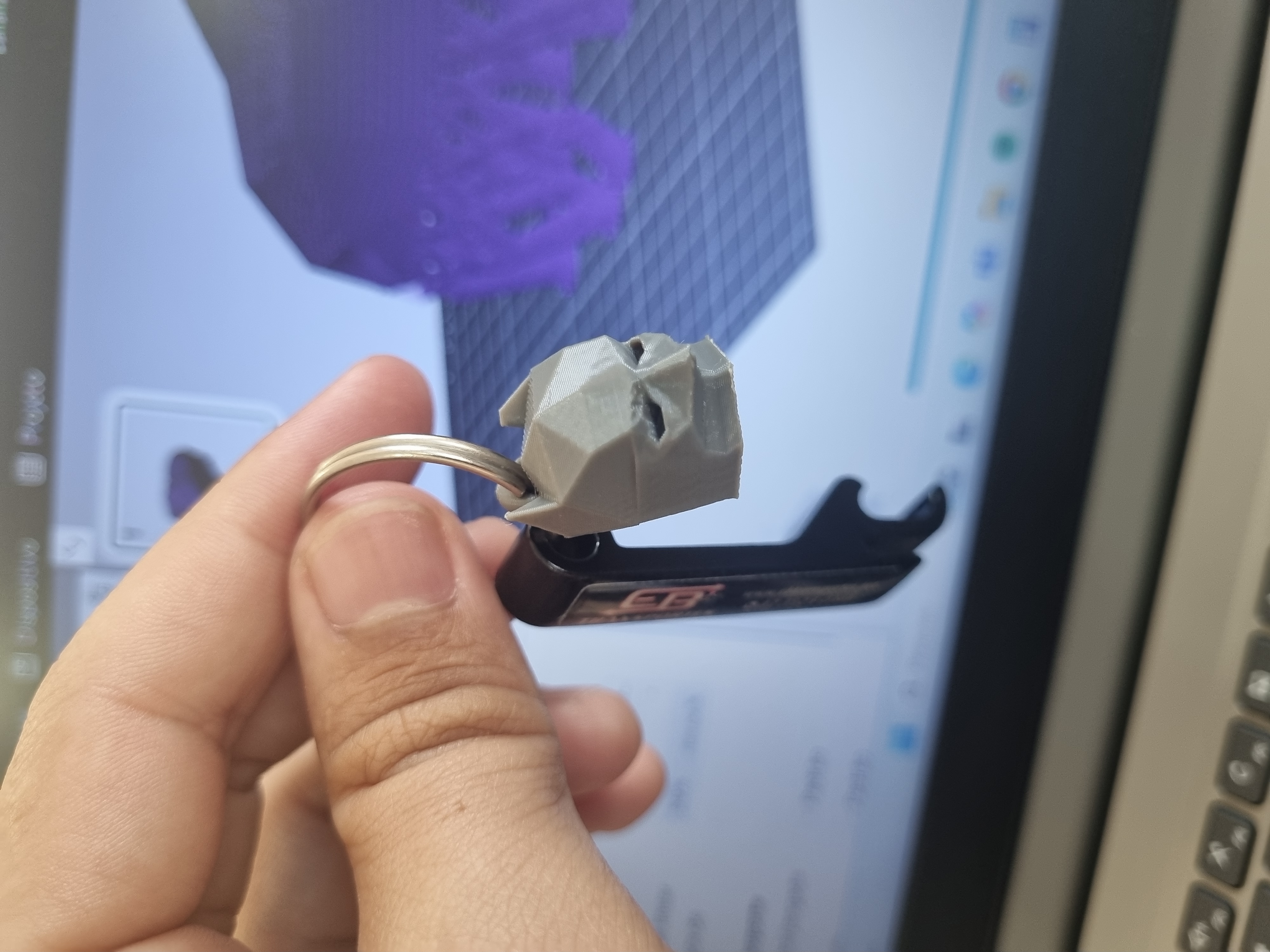 Batman Mask Low Poly (Keychain)