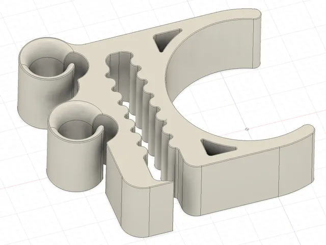 FLSun T1 Pro Hose Wire "open" clamp