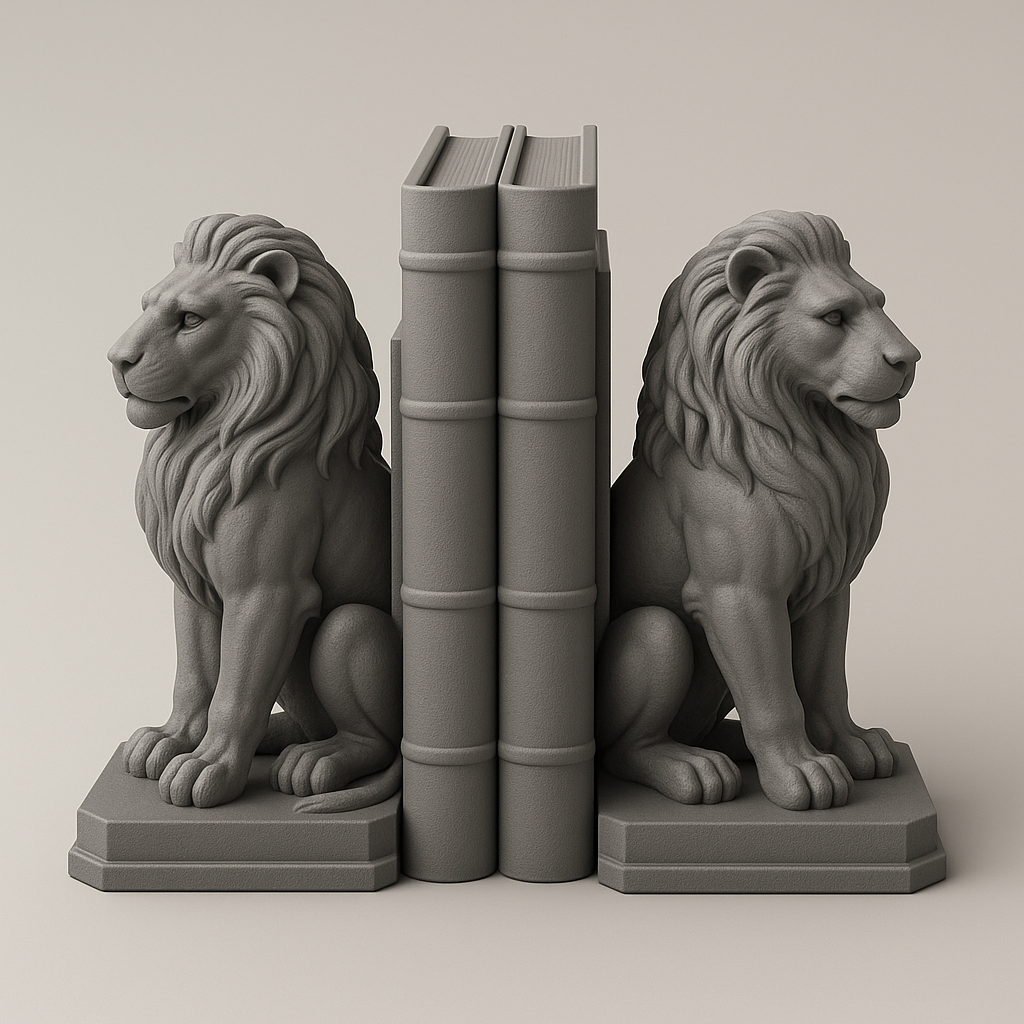 Lion Bookends — miniatura 2