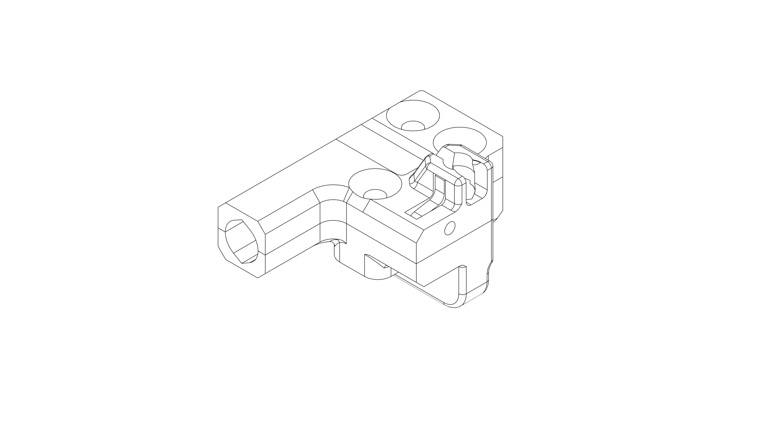 VFC M249 GBBR Feed Lip Adapter [REV.2.0] 3D model