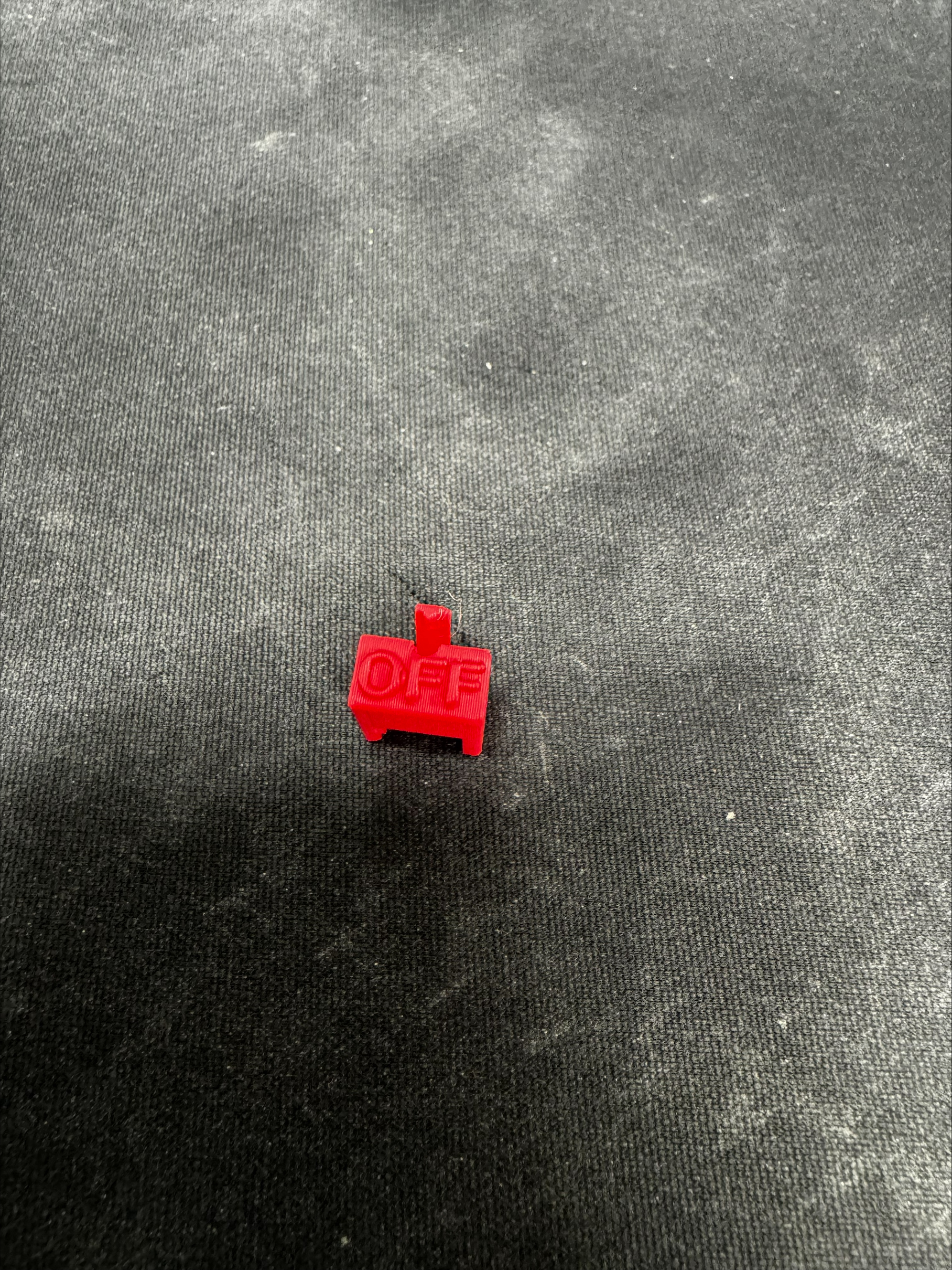 RJ 45 Dust Cover labeled "OFF"