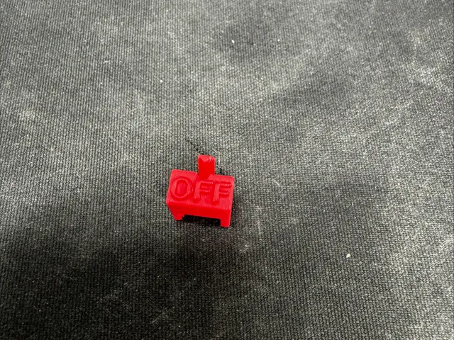 RJ 45 Dust Cover labeled "OFF"
