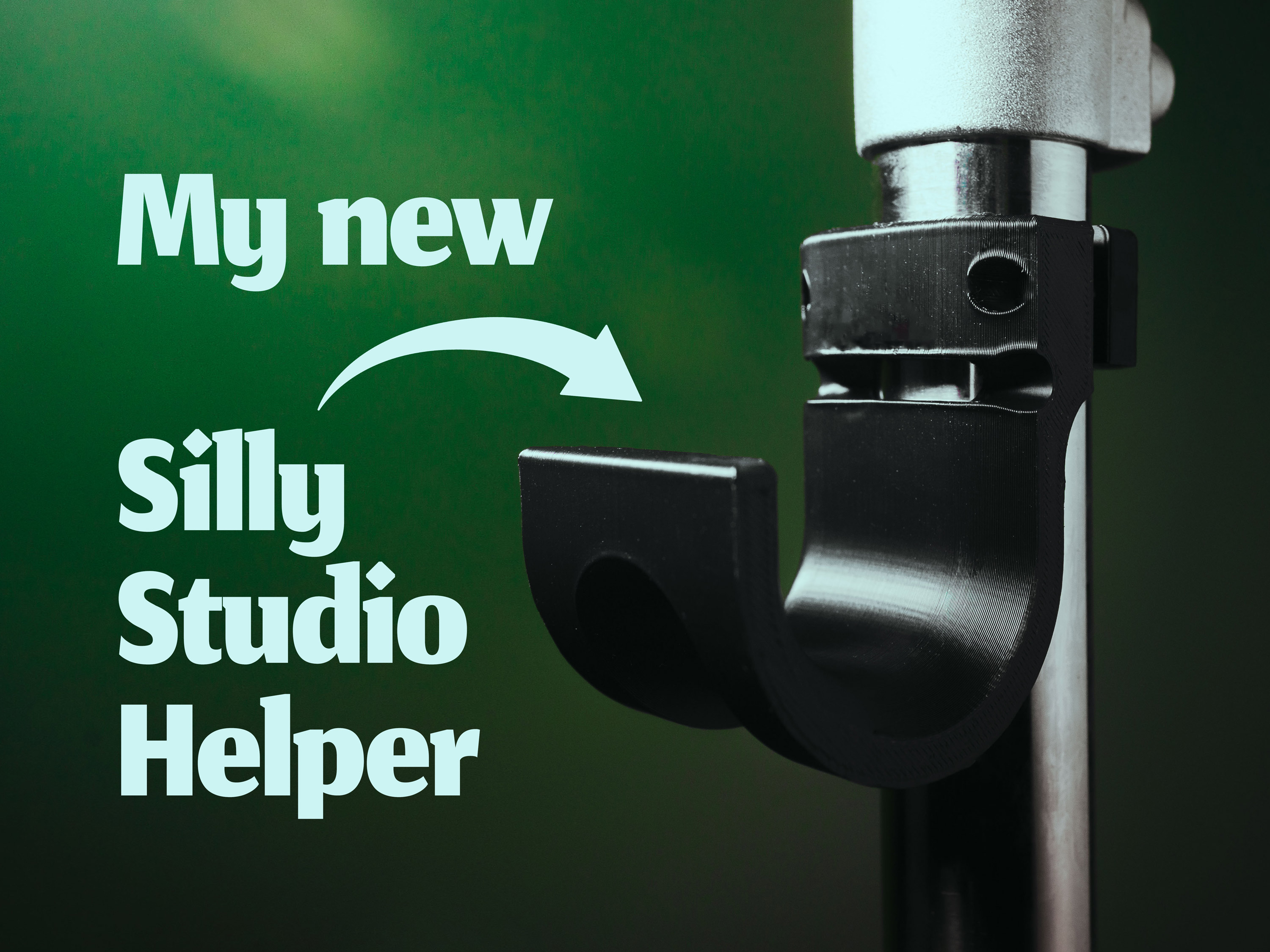 Silly Guy - A cable holder for photography studios