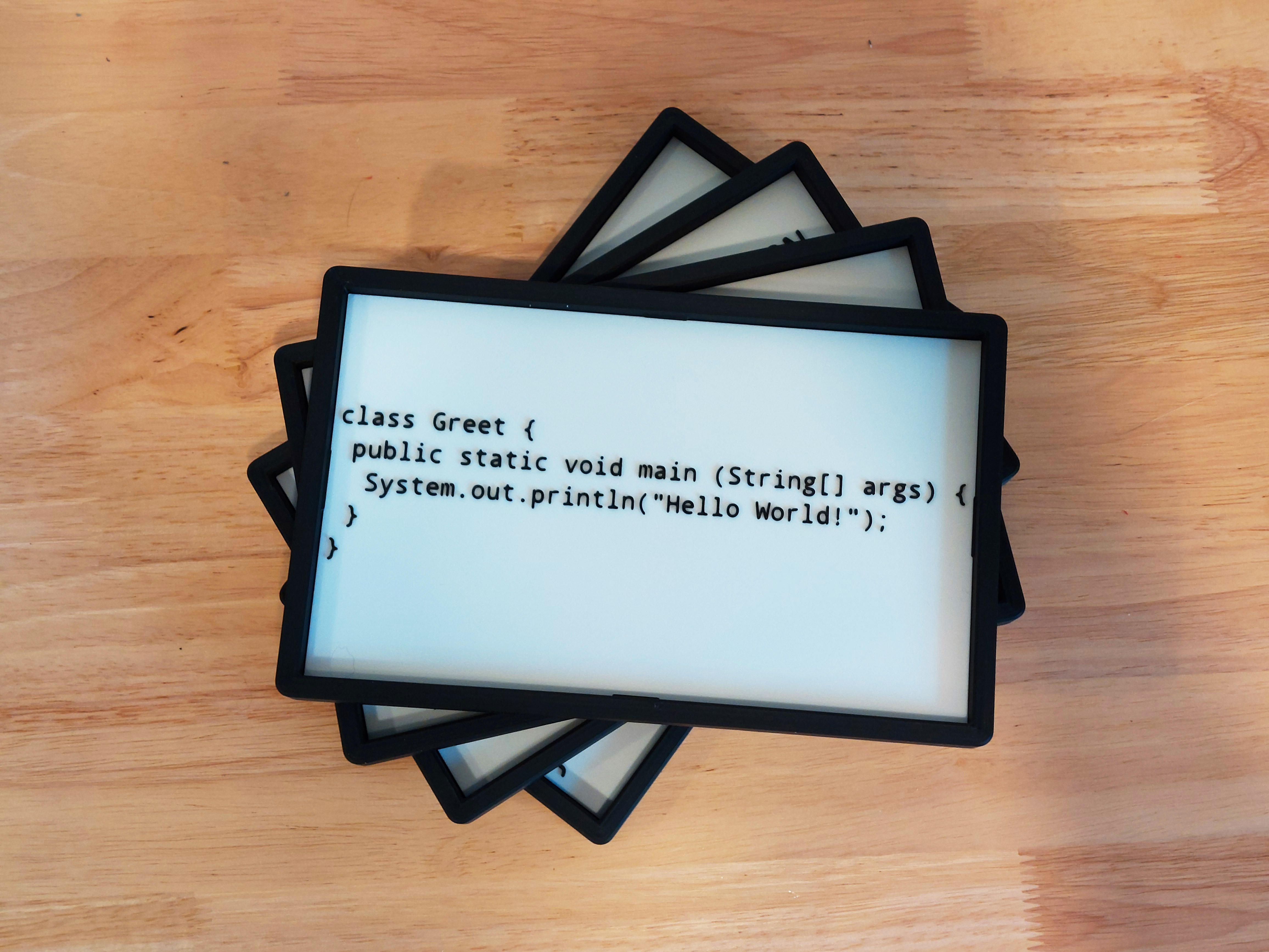 Miniatura 6 do modelo 3D Hello World Programmer Signs