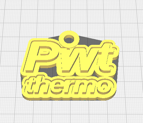 Pwt thermo sleutelhanger