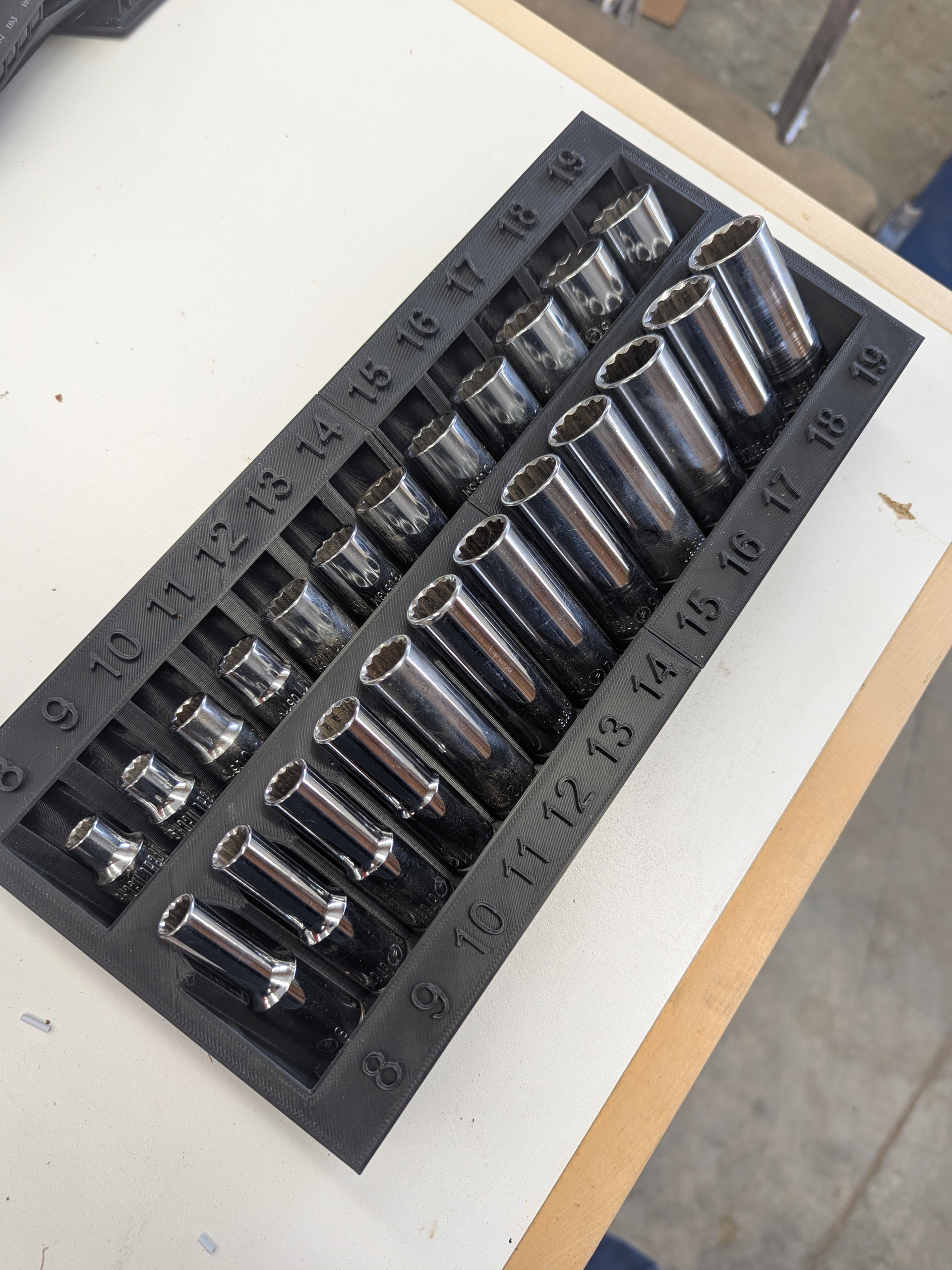 Slanted Socket Rack SAE and MM
