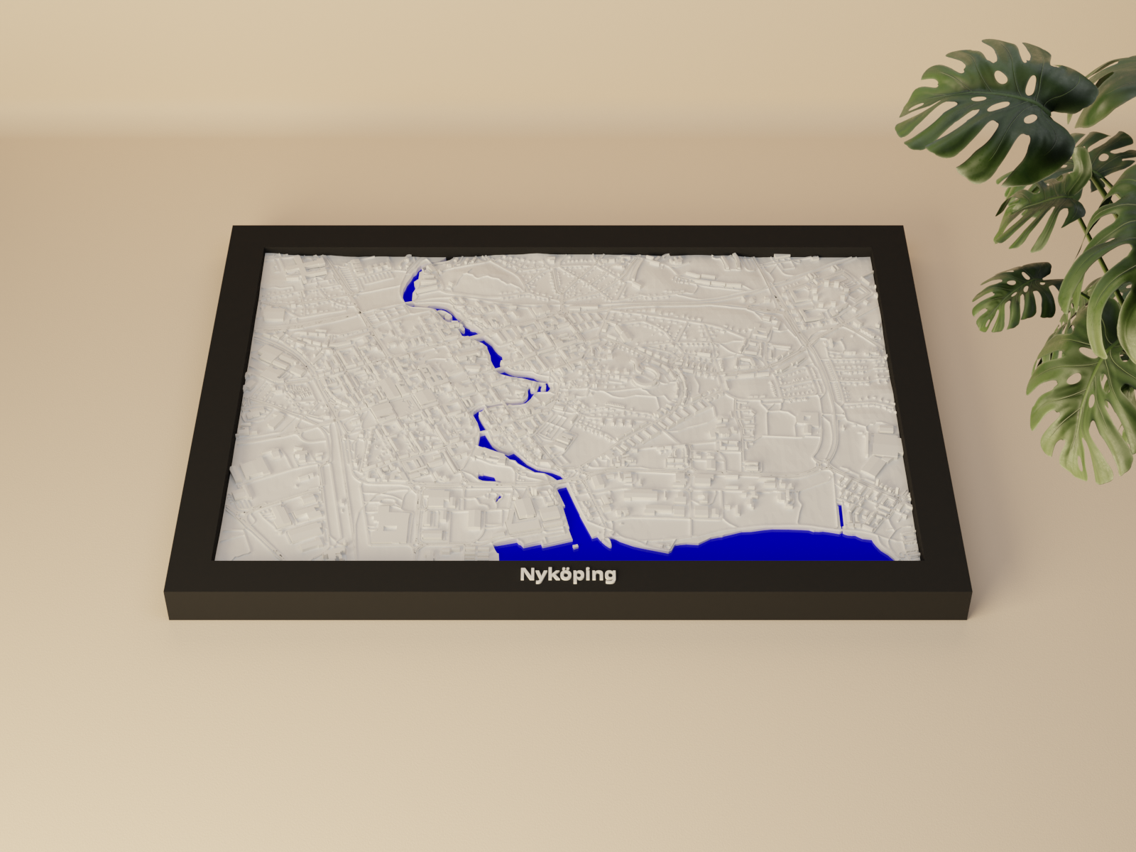 Nyköping, Sweden - 3D Miniature