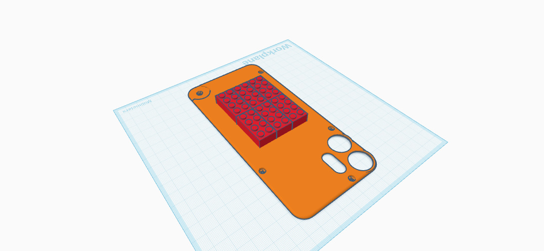 CMF Phone 2 Pro Lego Compatible Case 3D model thumbnail