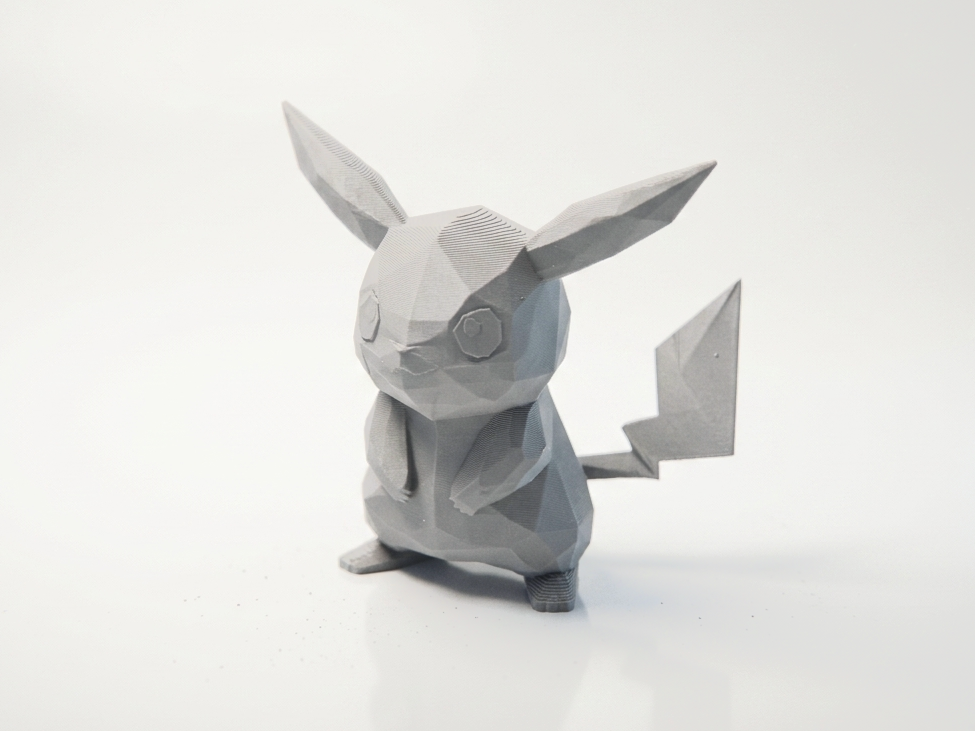 Geo Pikachu Figurine Pokemon Collectible 3D Printable