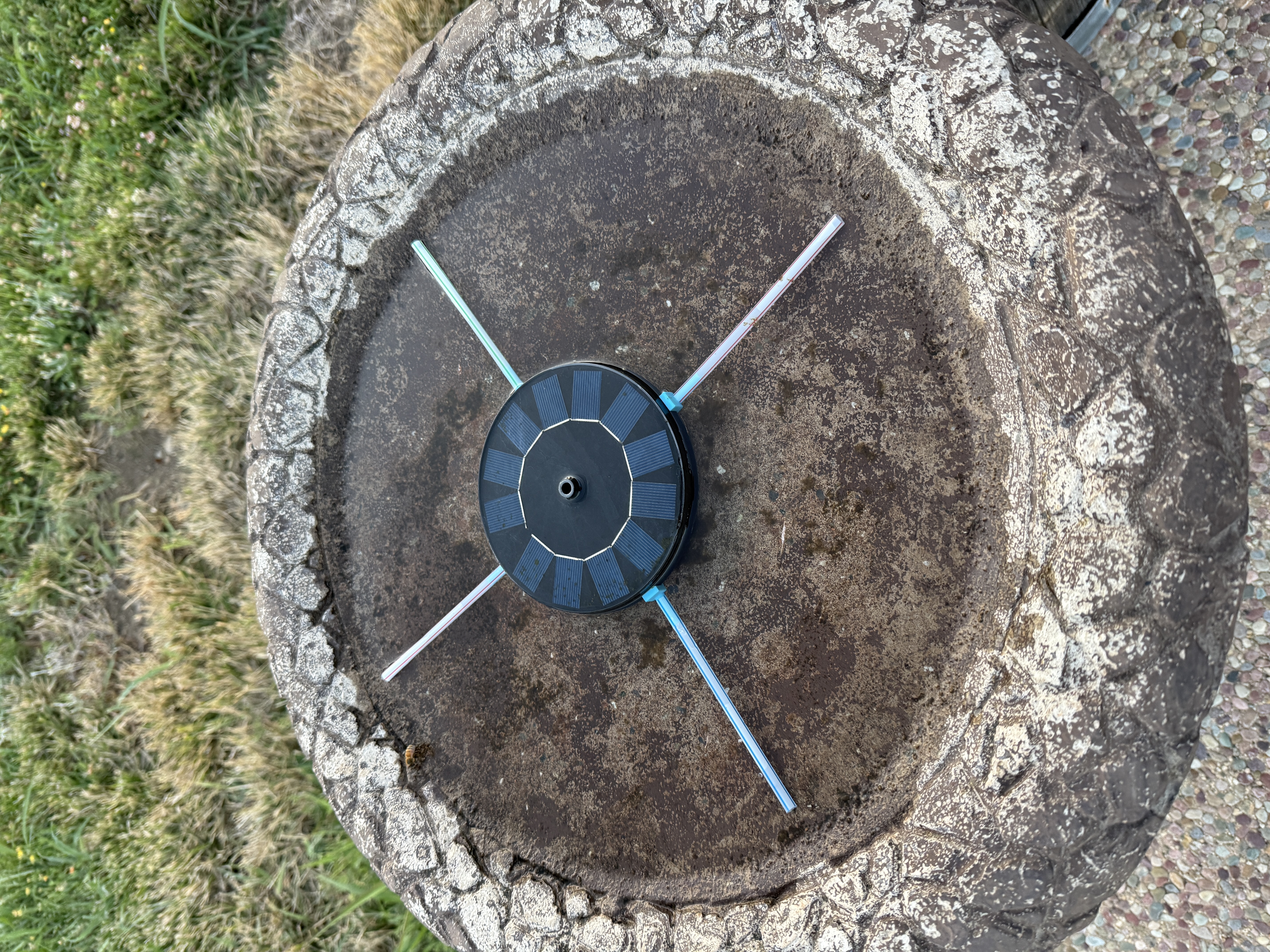 Solar Fountain (Pond / Birdbath) Straw Clips