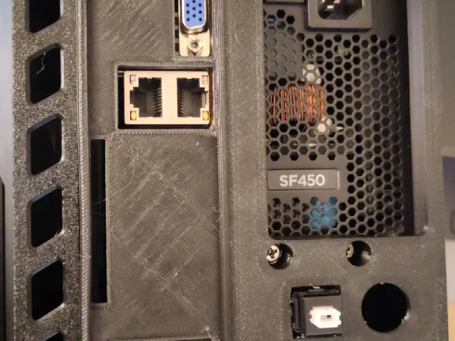 MASS NAS I/O Shield SuperMicro X10SDV-4C-TLN2F