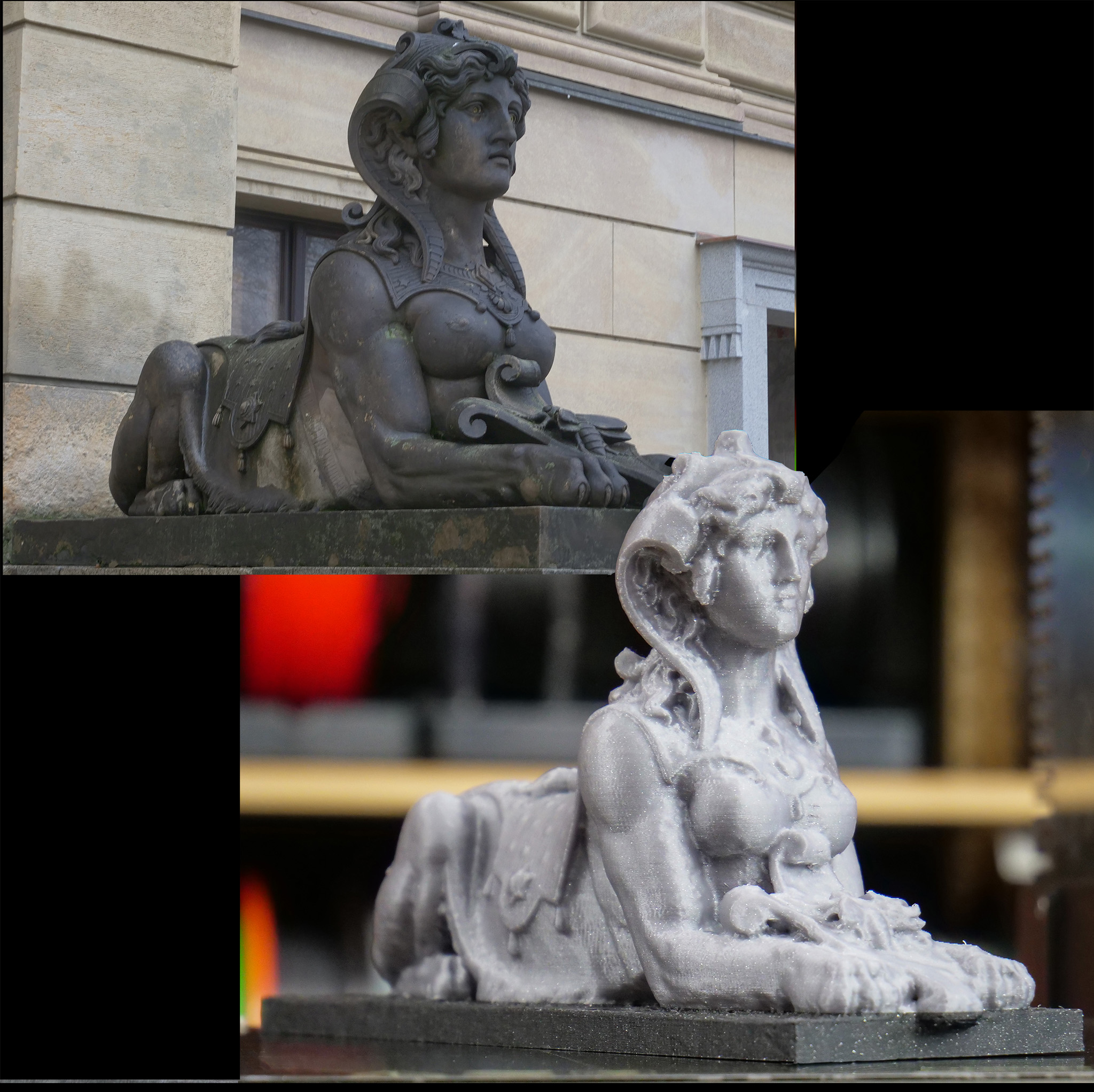 Sphinx - photogrammetry scan — miniatura 2