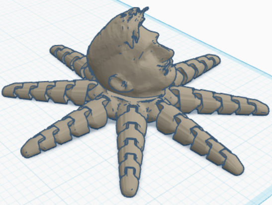 Messi Octopus with Articulating Legs