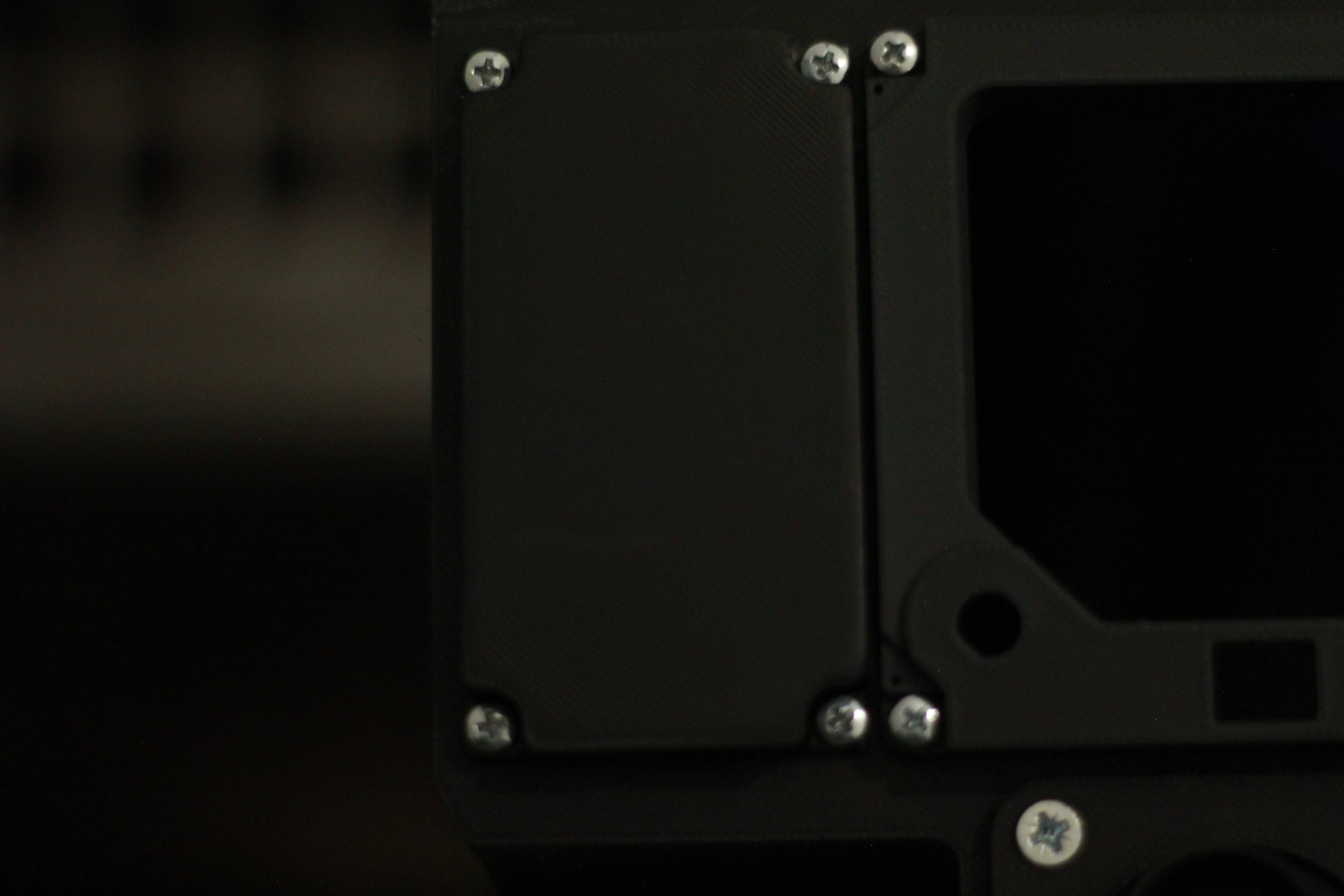 F16 blank / INSTR panel
