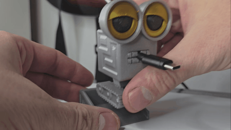 Miniatura 7 do modelo 3D ROBOT CHARGING CABLE HOLDER