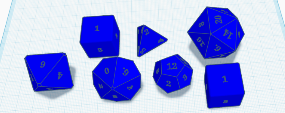 Dice for Dungeons And Dragons