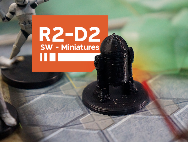 R2-D2 Droid - Star Wars Miniatures