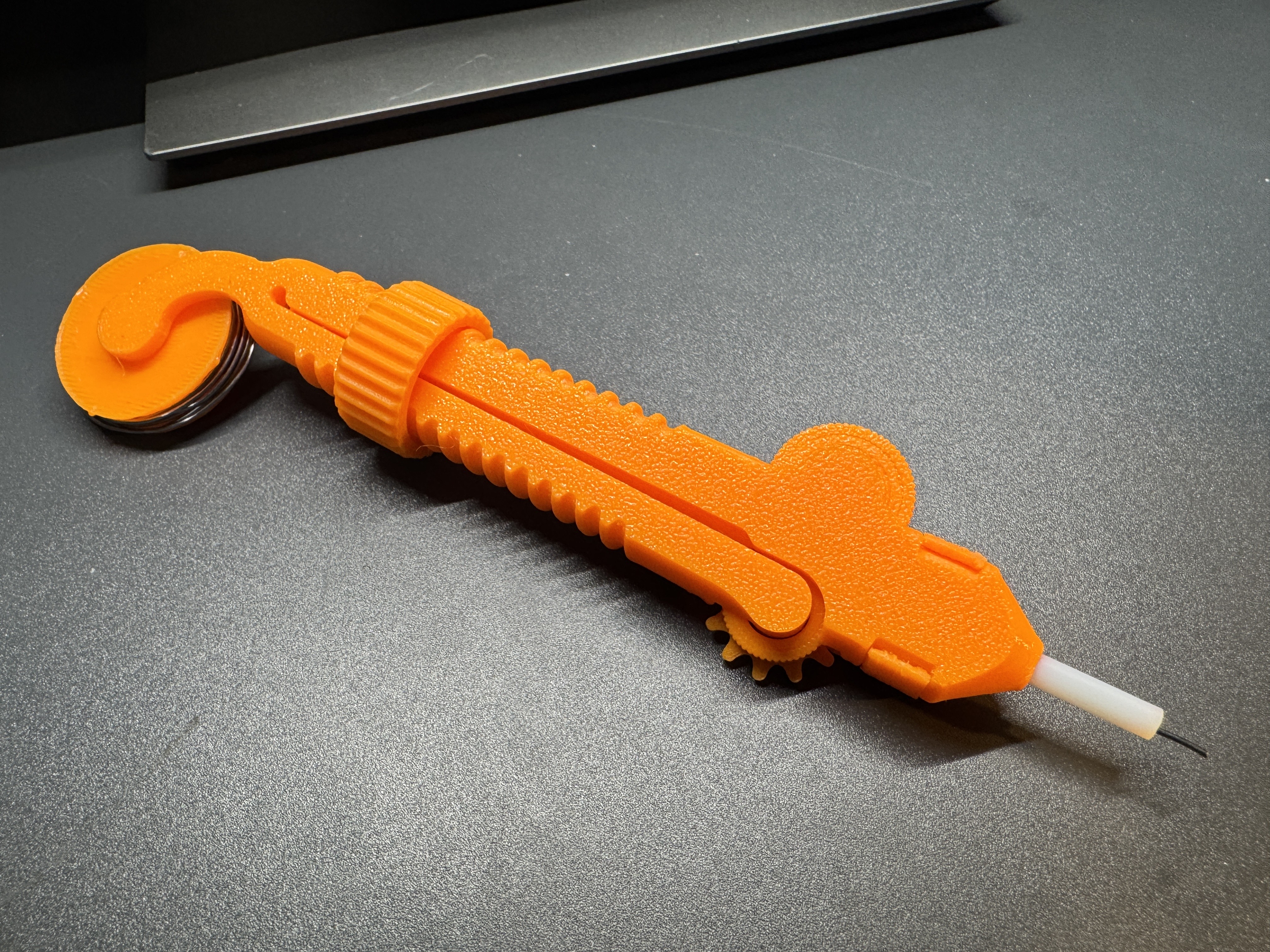 Solder Scroll with PTFE Bowden tube tip