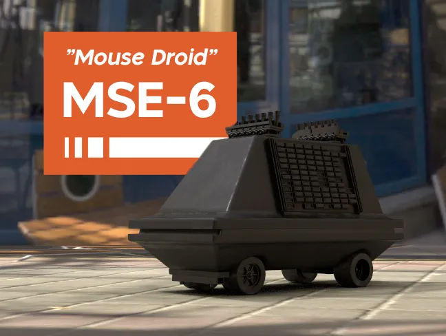 Mouse Droid (MSE-6) - Star Wars by kenjimarciio | Download free