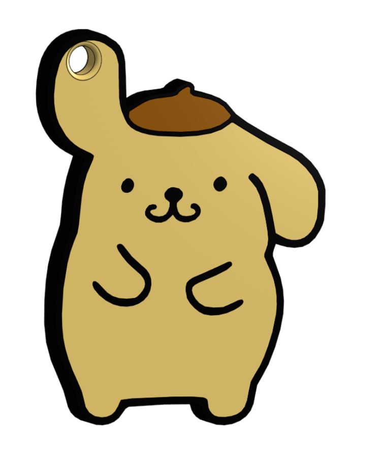 PomPomPurin Keychain
