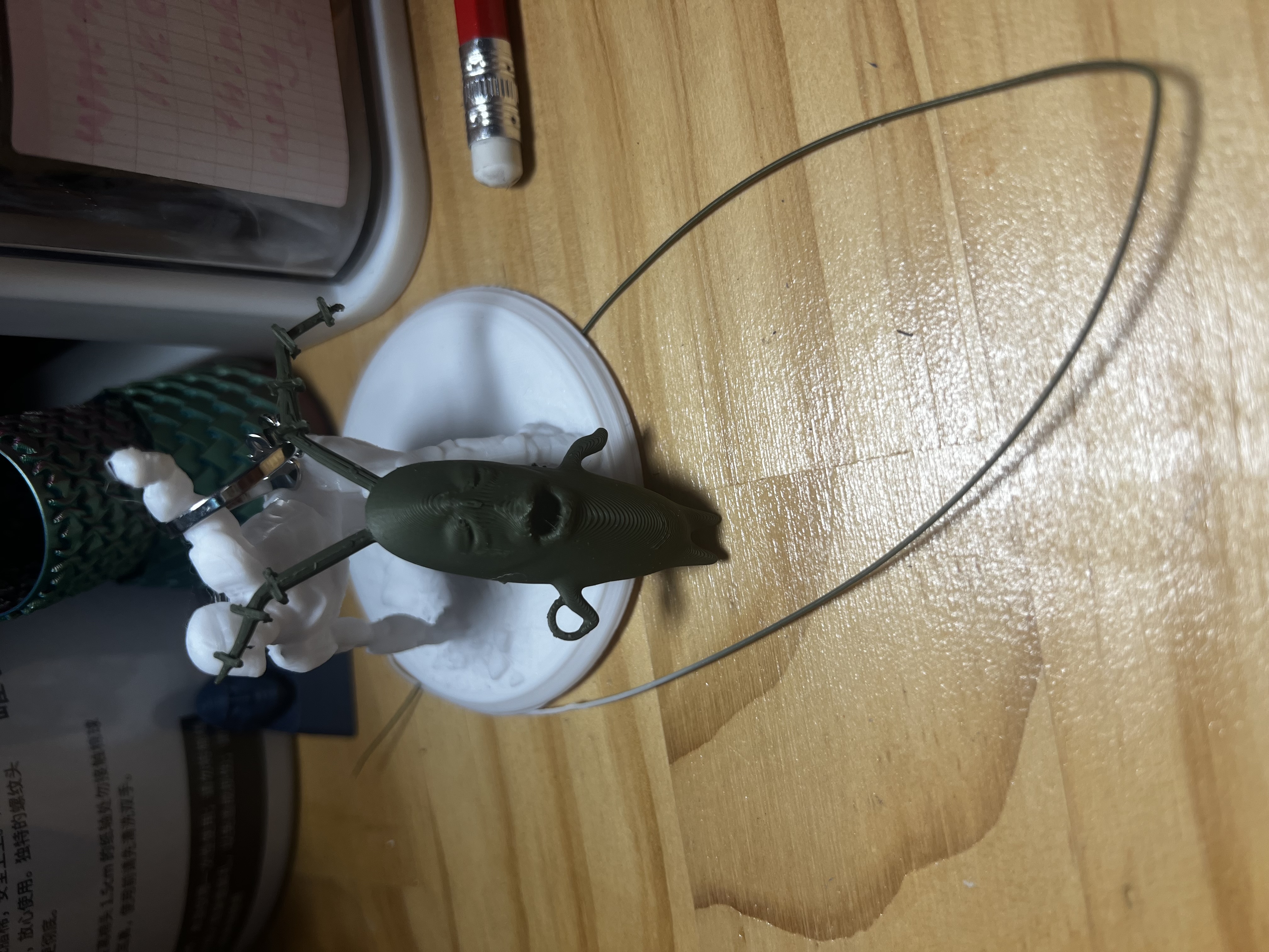Cursed Plankton meme keychain — miniatura 4