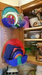 Tupperware Lid Holder by Klayton Nutley, Download free STL model