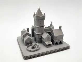 Town Square Miniature - No Supports