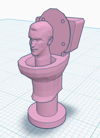 Skibidi Toilet Croc Charm/Jibbit