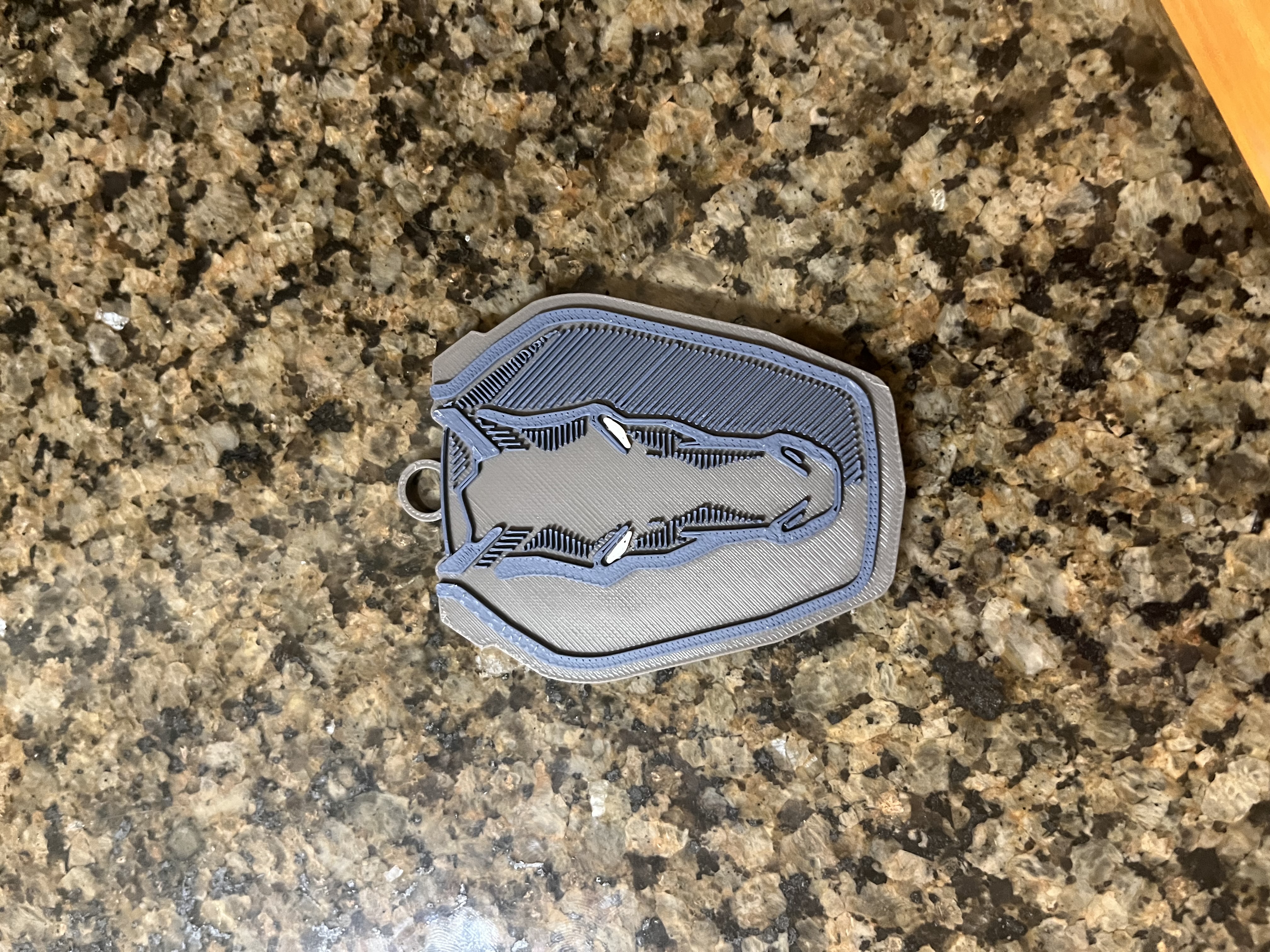Ford Mustang Dark Horse Logo Keychain