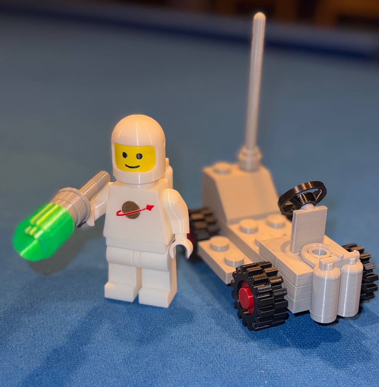 Action-sized Brick Classic Space Buggy (2.5:1 scale)