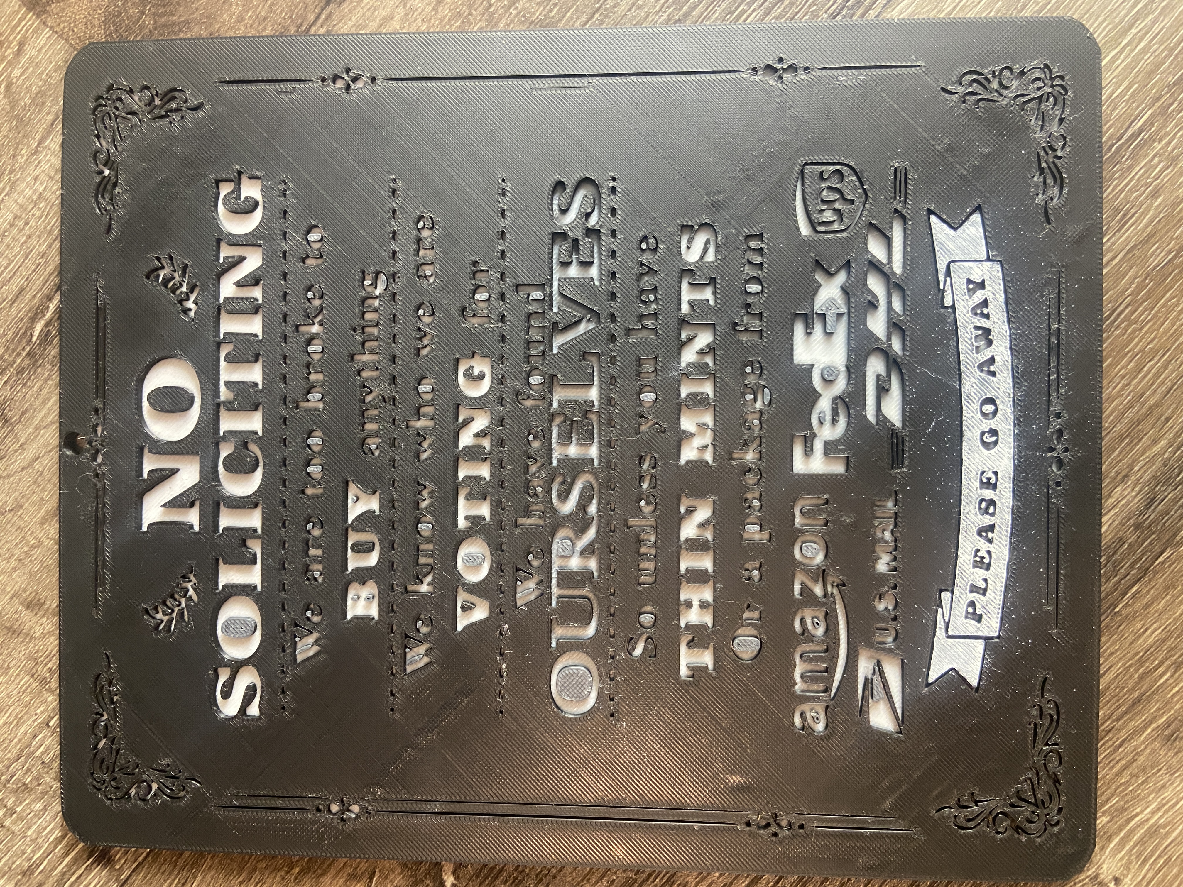 No Soliciting Sign — miniatura 5