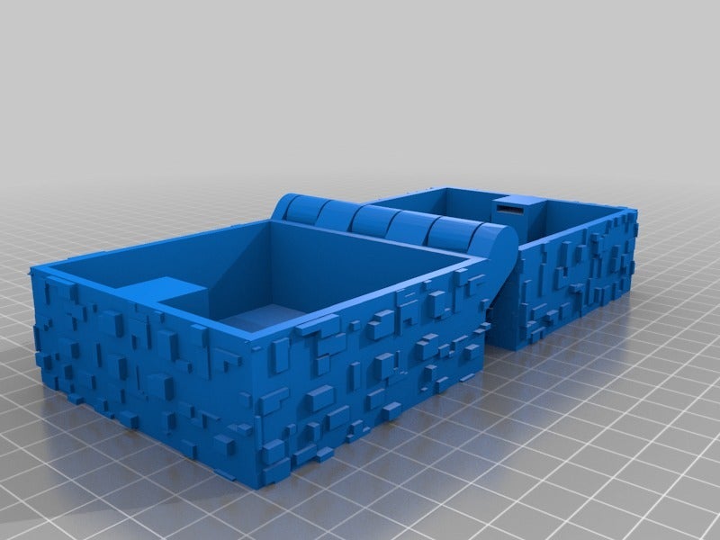Miniatura 2 do modelo 3D Borg Cube geocache remix
